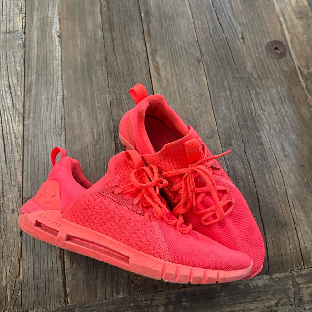 Under Armour Neon Orange Hovr Running Shoes